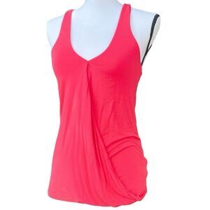 Knit Surplice Keyhole Top